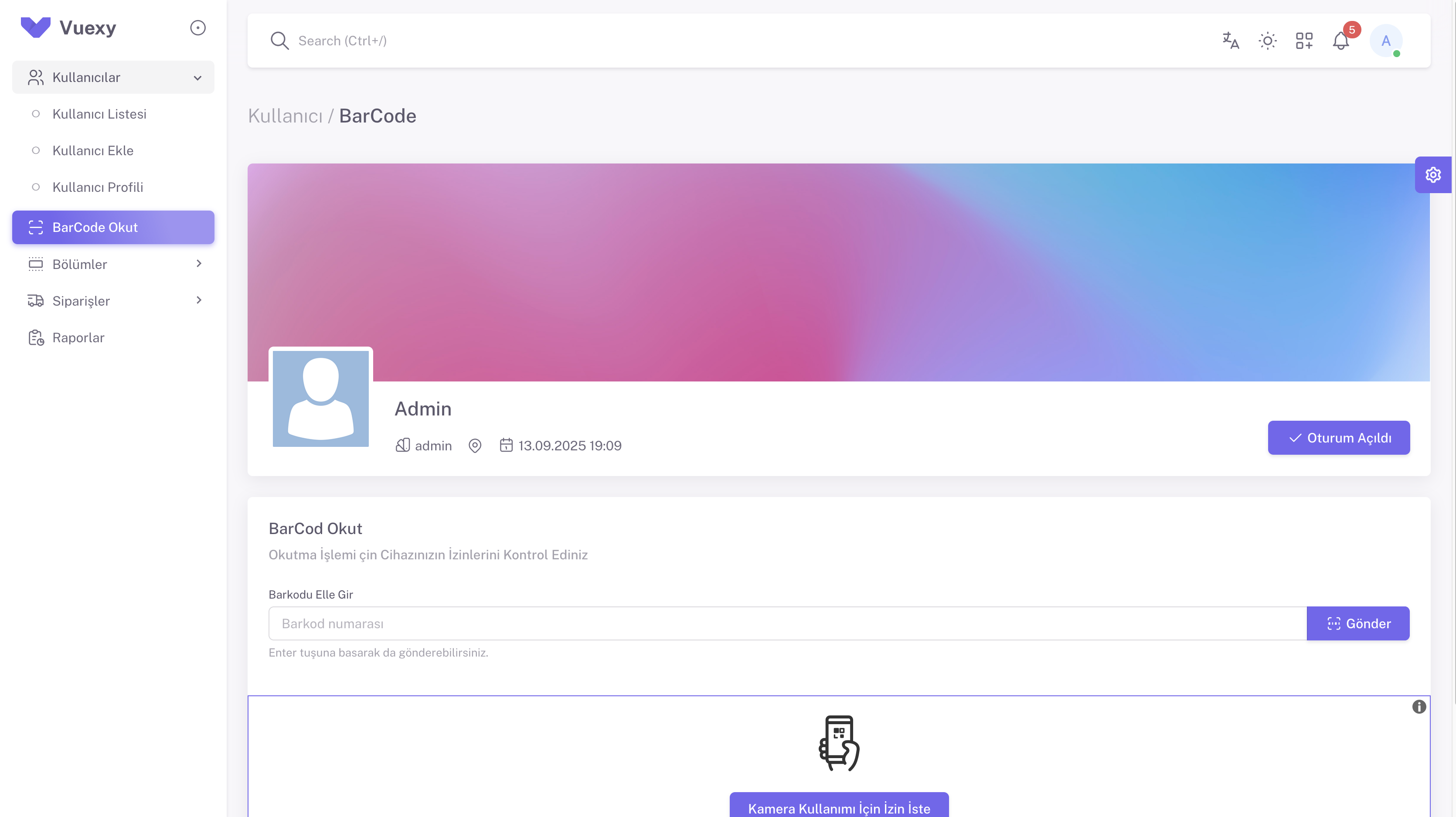 Sipariş ve Üretim Takip Sistemi - Görsel 1