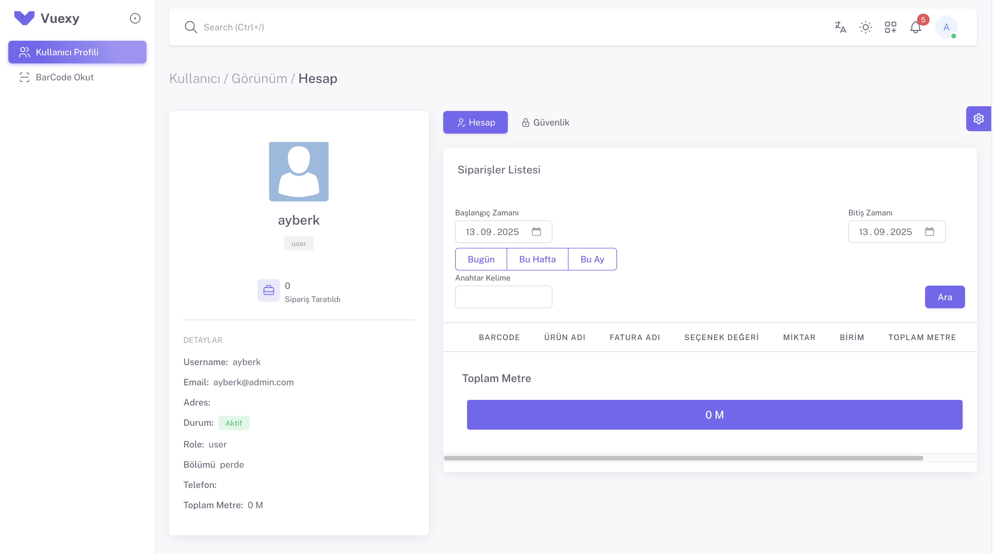 Sipariş ve Üretim Takip Sistemi - Görsel 2